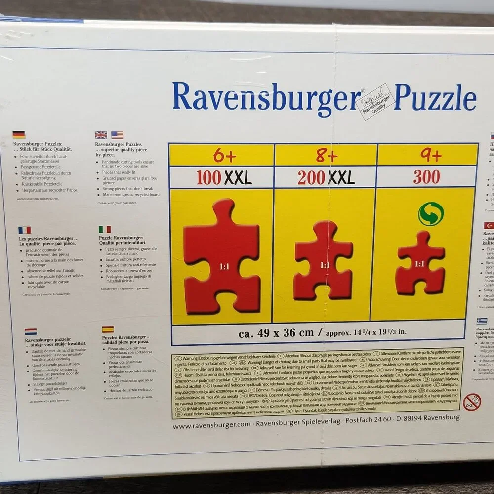 New Ravensburger Puzzle 100 XXL Pieces Firefighter Fire Truck Sealed